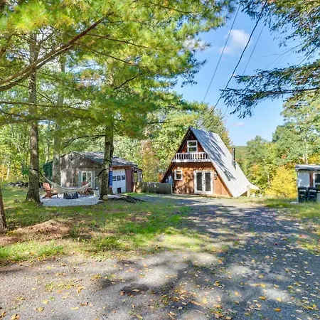Pocono Getaway A Frame Cabin W/ Hot Tub Sauna East Stroudsburg Exterior photo