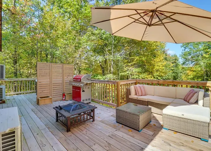 Pocono Getaway A Frame Cabin W/ Hot Tub Sauna